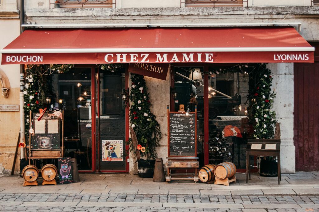 Traditional “bouchon” in Lyon