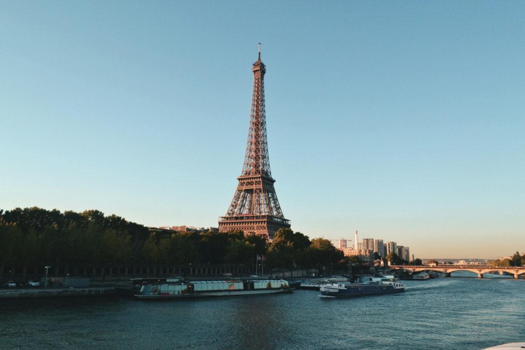 View of Eiffel Tower from Seine